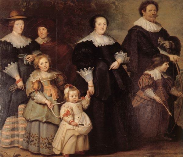 Cornelis de Vos Family Portrait oil painting image